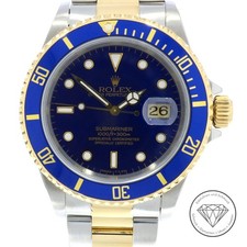 Rolex Submariner 40mm Stahl Gold Ref 16613 Automatik Uhr Full Set xxyy