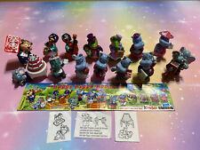 Ü Ei Komplettsatz die Happy Hippo Hochzeit 1999 + ein BPZ und 3 ZBA