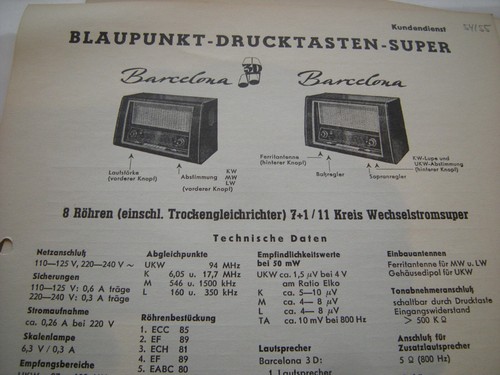 Blaupunkt barcelona radio - ,