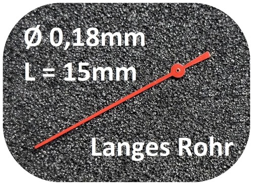 Sekundenzeiger 18mm langes - 0,18mm,
