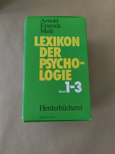 Lexikon der psychologie - der, 1-3