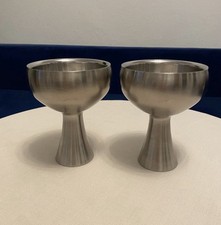 2x Edelstahl Kelch Leopold