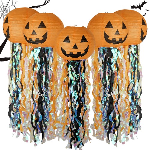 5pcs halloween papierlaternen - 5pcs,