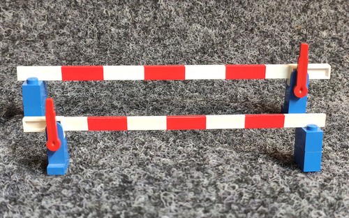 Lego eisenbahn schranke rot - schranke,