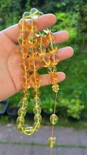XL 72 Gramm 13 MM 18 MM 100% BERNSTEIN GEBETSKETTE AMBER ISLAM KORAN TÜRK TESBIH