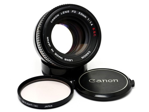 Canon lens 50mm f 1 - lens,