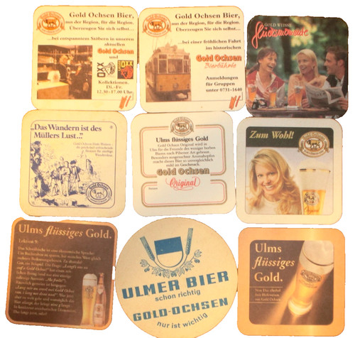 Alte bierdeckel brauerei - alte,