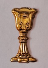 Wachsmotiv Kelch gold, NEU