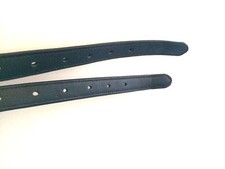 Steigbügelriemen Bügelriemen schwarz soft weich mit Nylon - Kern Sattelzubehör