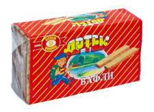 Gefüllte Waffeln mit