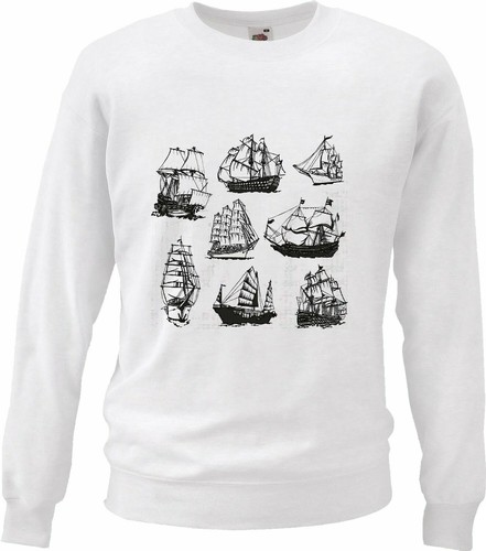 Sweatshirt segelboot - sweatshirt,