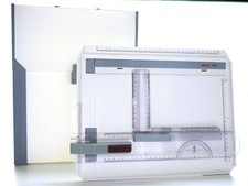 ZEICHENPLATTE A4 ROTRING PROFIL A 4 ZEICHENBRETT A 4 | L-LINEAL | KOFFER IM SET!