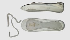 Ballettschläppchen Roch Valley aus Leder - SSL Weiß, Gr.29