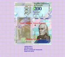 Venezuela 200 Bolivares 2018 P