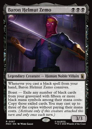 Magic mtg baron helmut zemo - magic/mtg,