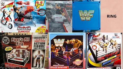 Wwe ring per - ring, figuren