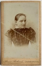 orig. CDV Foto Frau Dame Bild