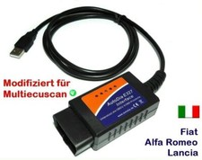 Interface AutoDia für Fiat Alfa Romeo Lancia OBD2 Diagnose ELM Version USB