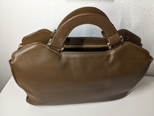Ddr leder handtasche braun - ddr,