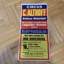 Circus Carl Althoff,    Zirkus Circo Cirque Cirkus Sirkus Plakat Poster Affiche 