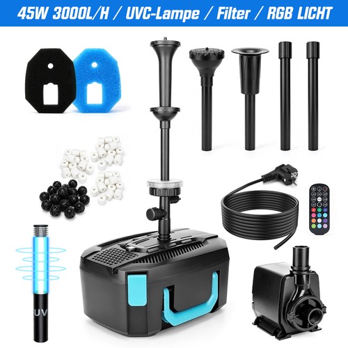 45w 3000l rgb - 45w, 3000l/h