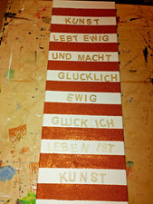 Kunst lebt ewig und - lebt,