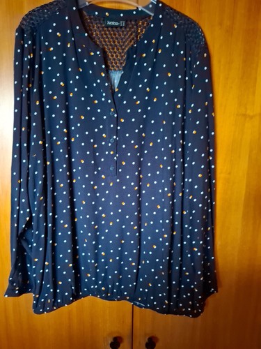 Janina bluse dunkelblau - janina,
