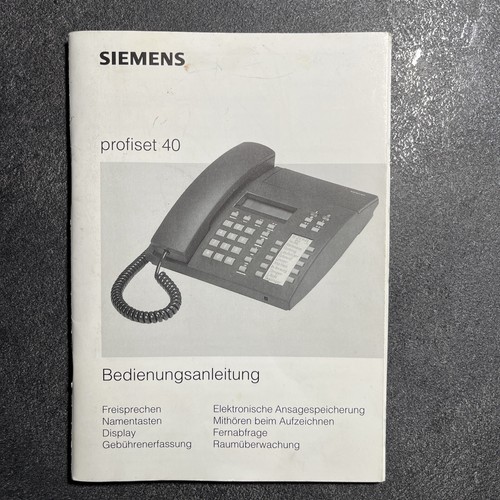 Siemens telefonanlage - |, |