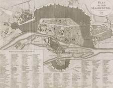 Magdeburg plan der - magdeburg, "plan