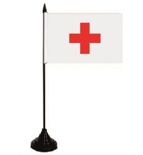 Tischflagge rotes kreuz - tischflagge,