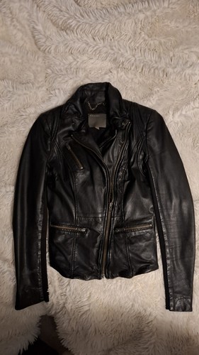 Damen lederjacke schwarz - lederjacke,