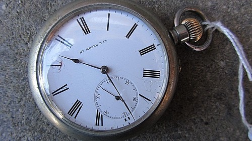 Antike taschenuhr moser ce - hy, moser&ce