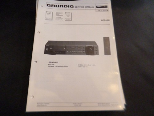 Original service manual - original,