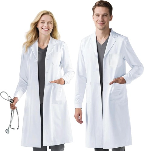 Laborkittel weiß damen herren - laborkittel,