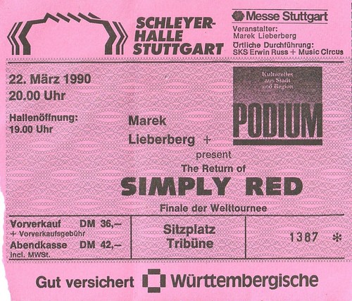 Simply red tour 1990 - simply,