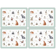 Wrendale tischsets 4er set von - tischsets,