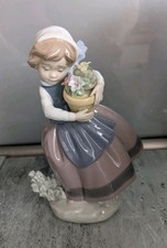 Vintage lladro mädchen - mädchen, figur