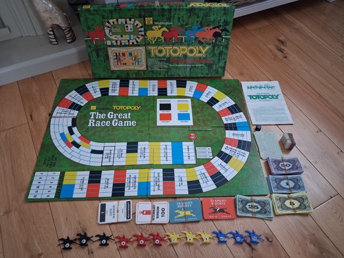 Vintage totopoly brettspiel - vintage,