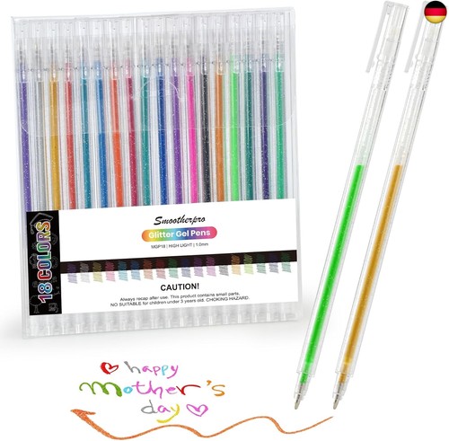 Glitzer gelschreiber set 18 - glitzer,
