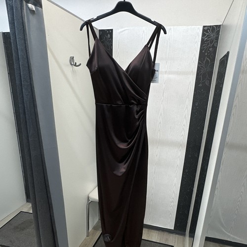Damen satin abendkleid - satin,