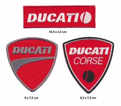 Ducati corse aufnäher - ducati,