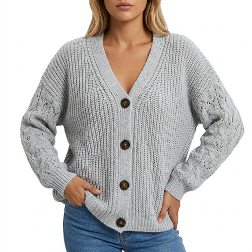 Damen cardigan strickjacke - damen,