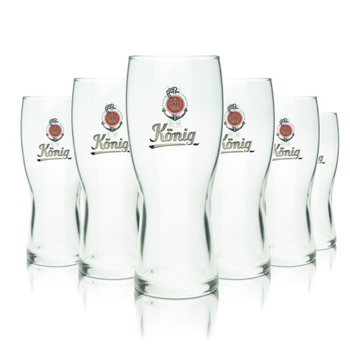 König pilsener bierglas - 6x,