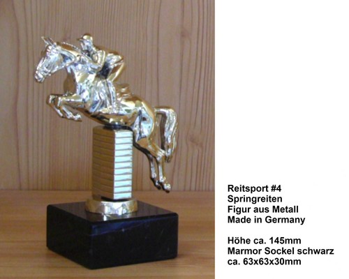 Reitsport figur aus metall - aus,