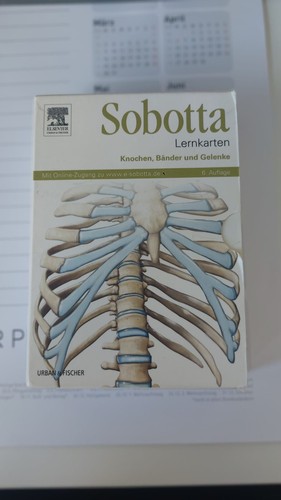 Sobotta lernkarten knochen - sobotta,