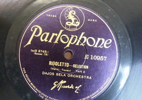 78rpm dajos bela orchestra - 12",