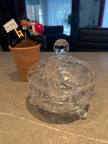 Edle bleikristallschale mit - edle,