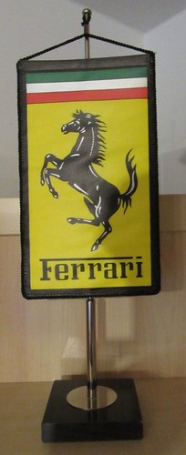 Tischfahne wimpel ferrari mit - ,