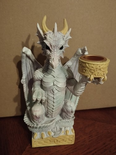 Drache kerzenhalter figur - drache,