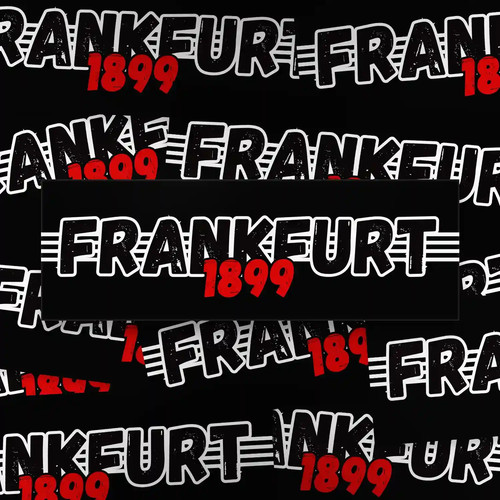 100x frankfurt aufkleber - frankfurt, aufkleber/